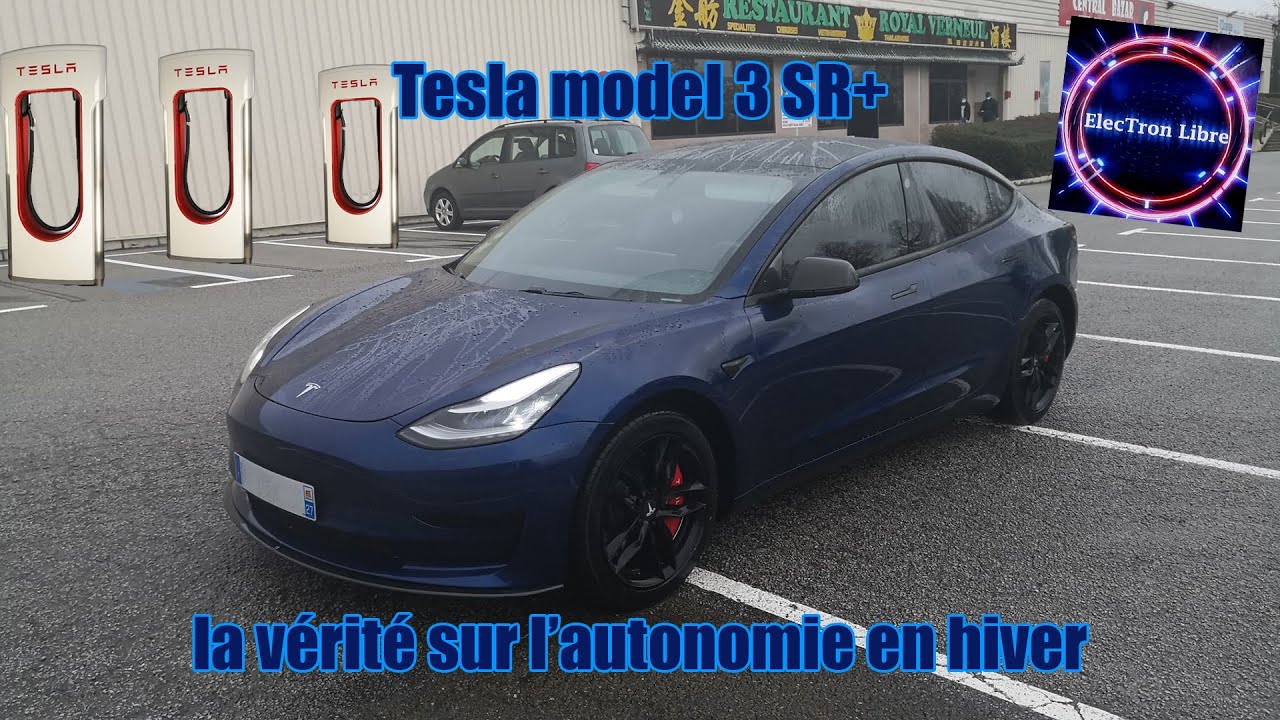 je troque ma Tesla model 3 LR contre une SR+ pour 48 heures, le test vérité sur l'autonomie en hiver