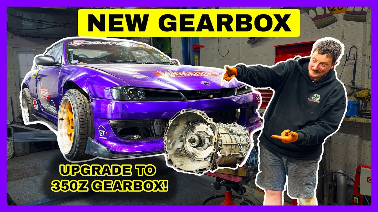 Swapping my 2JZ S14 Drift Car To A 350Z Gearbox! | Misfits Garage UK