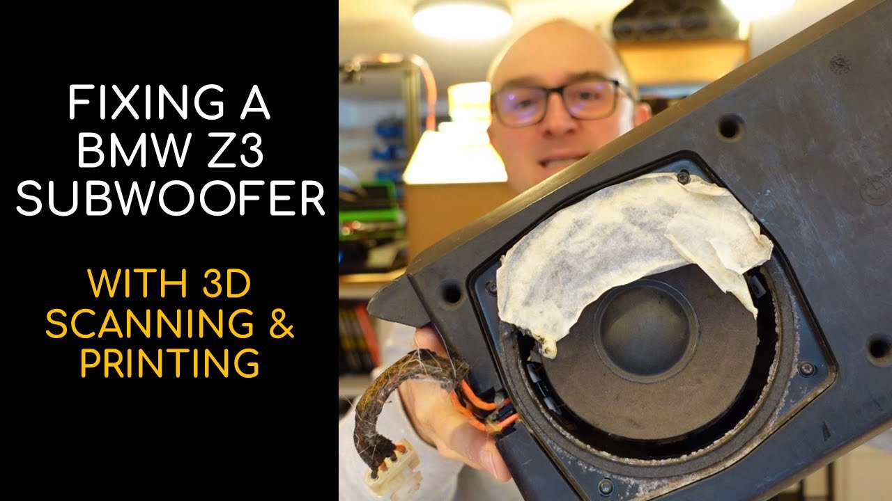 Fixing a BMW Z3 Subwoofer with 3D Scanning & Printing