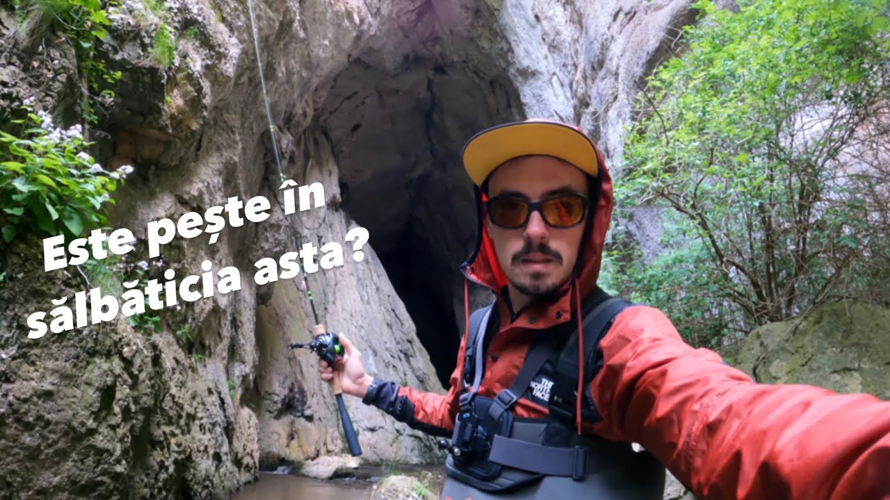 Am pescuit la PĂSTRĂV în rai!!! Incursiune printre chei, până în peșteră.