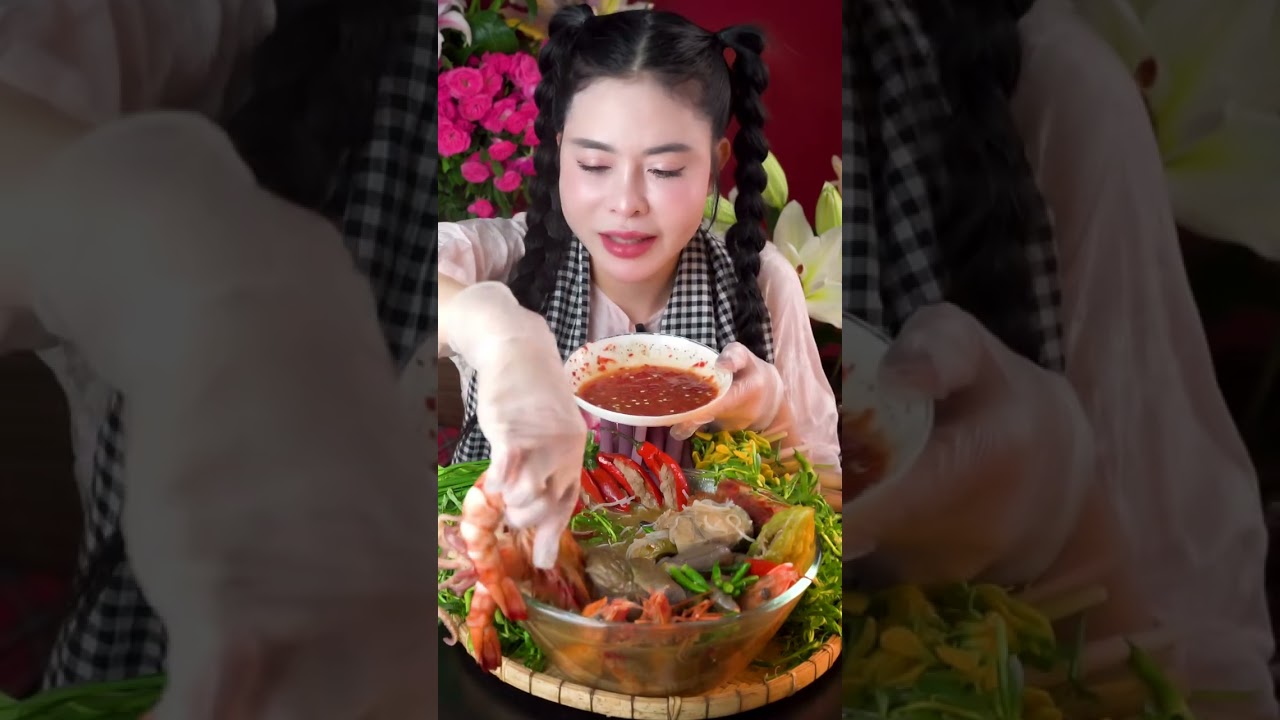 Mukbang Bún mắm miền tây #Mukbang #vivithichan 