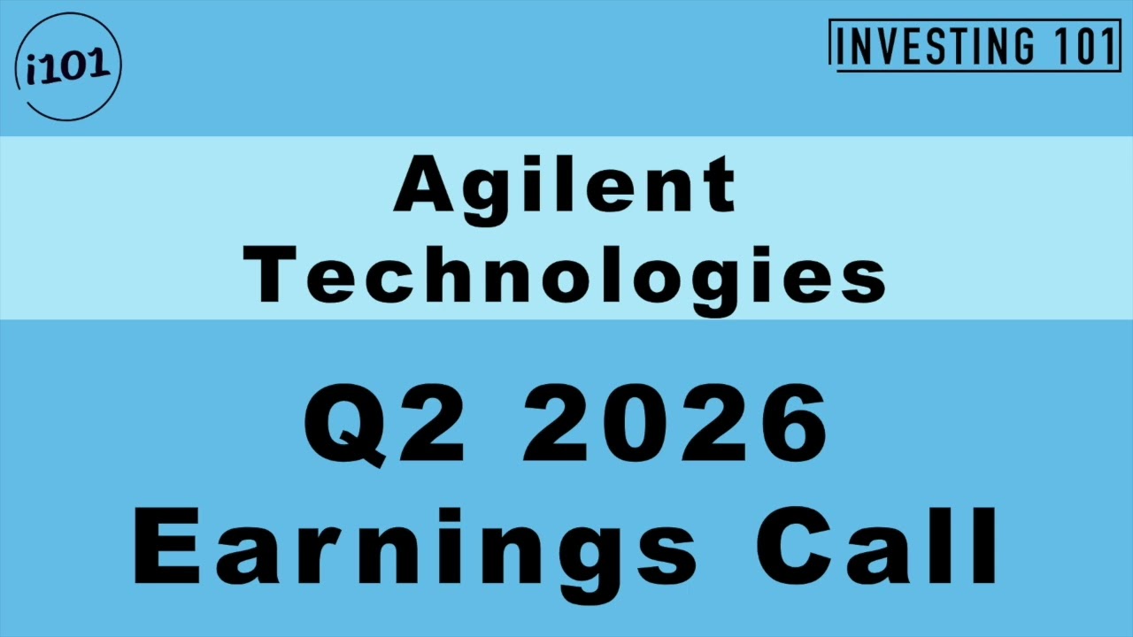 Agilent Technologies Q2 2026 Earnings Call | Instrument Demand Fuels 10% Revenue Jump To Beat Views