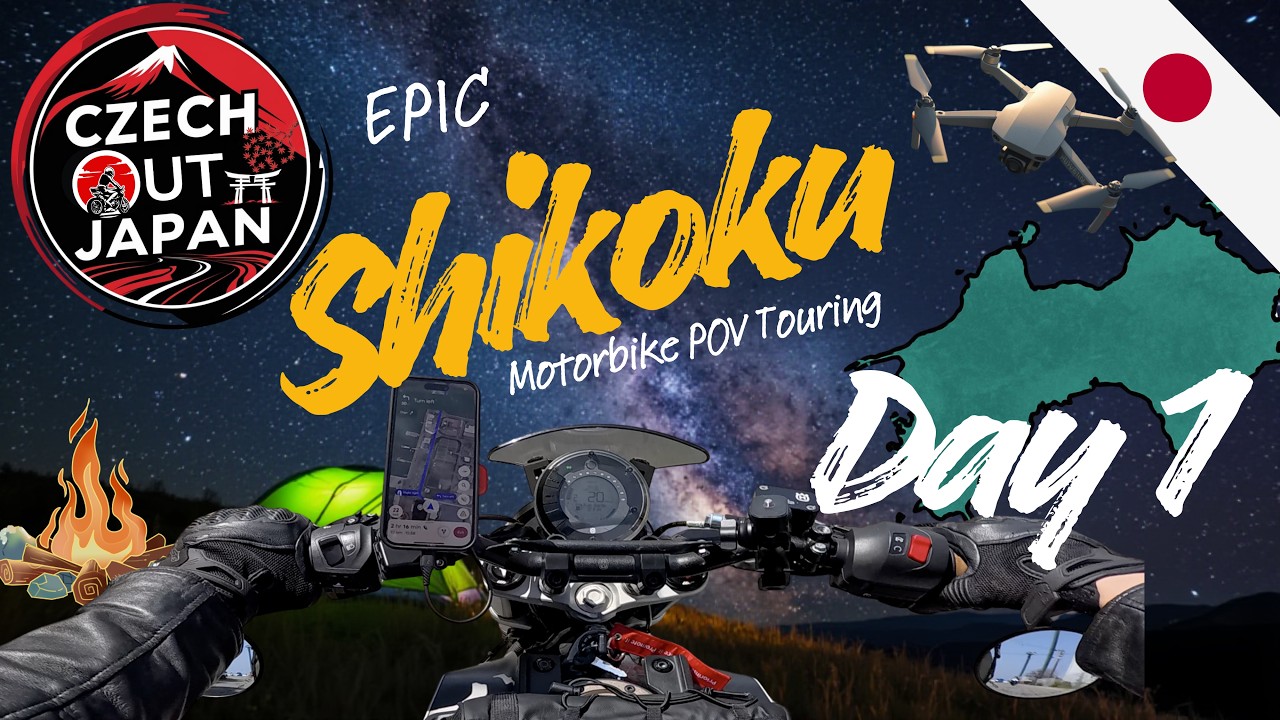 Motorbike POV Touring, Shikoku - Japan, #Day 1 