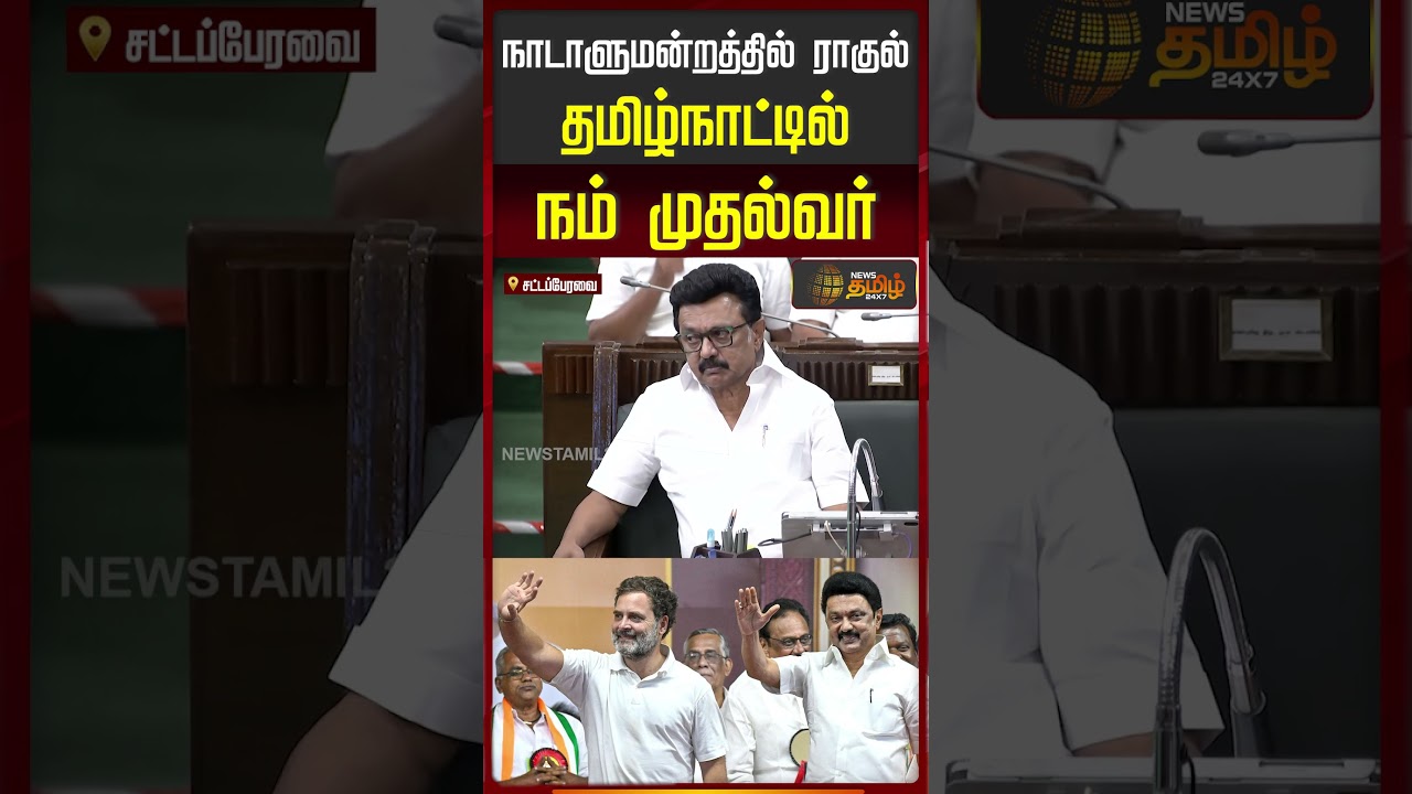 நாடாளுமன்றத்தில் ராகுல்... தமிழ்நாட்டில் நம் முதல்வர்..!! | CM Stalin | Assembly | Selvaperunthagai