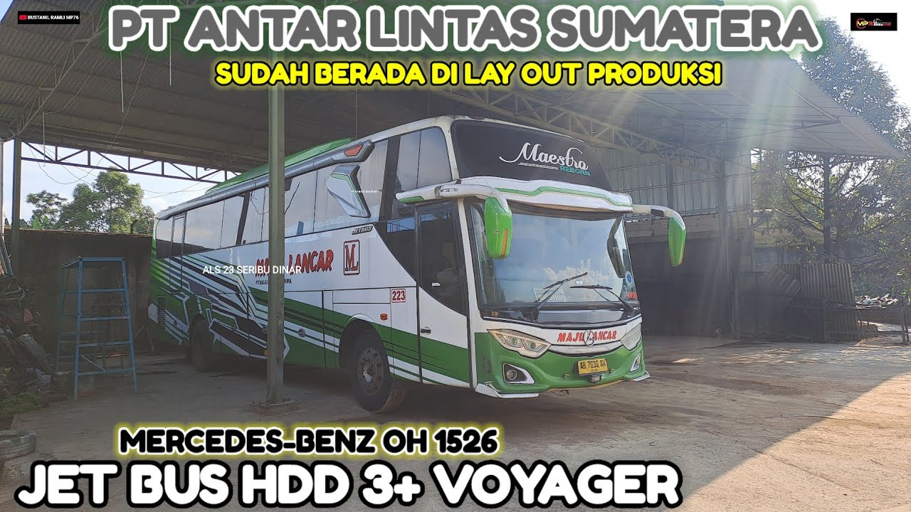 PT ANTAR LINTAS SUMATERA SUDAH BERADA DI LAY OUT PRODUKSI BODY REPAIR MP76 BOGOR..!!!