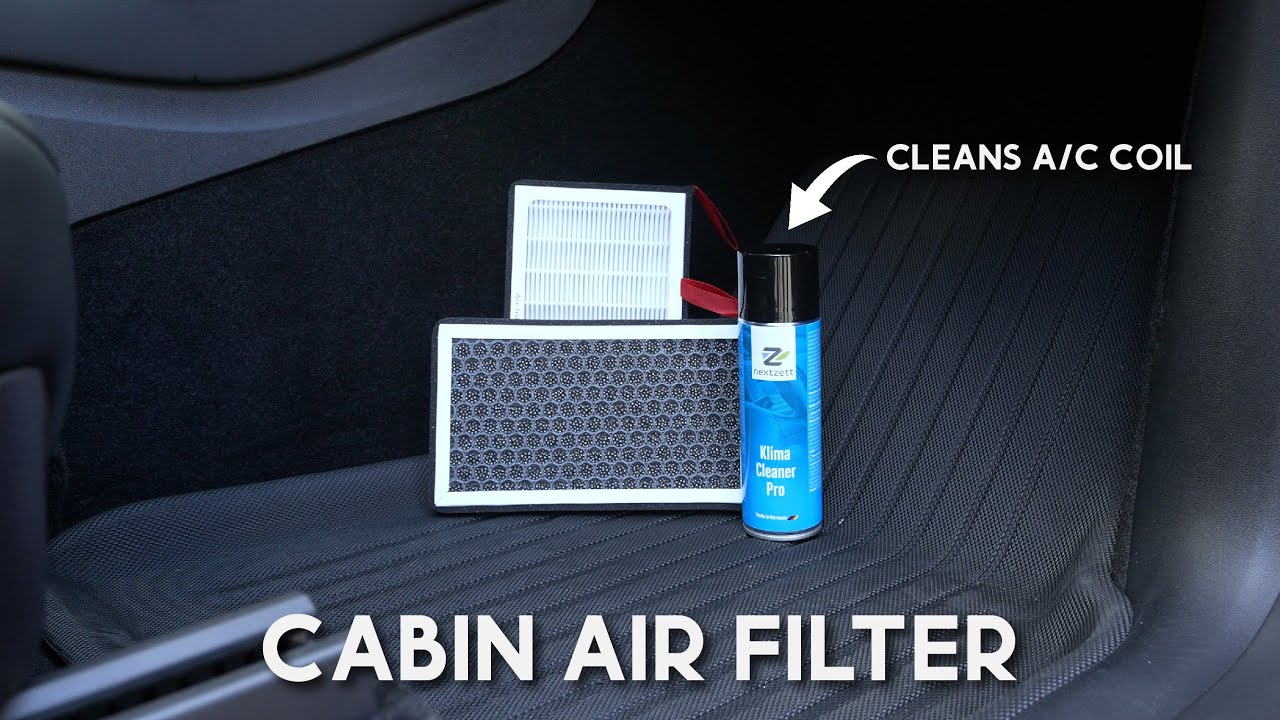 Tesla Model Y Replacing the Cabin Air Filters and Cleaning the A/C Coil