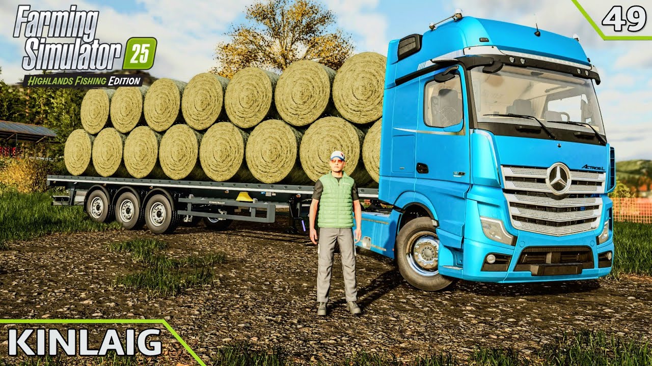Autoload makes bale transport easier & faster | KINLAIG | Farming Simulator 25 | Ep.49