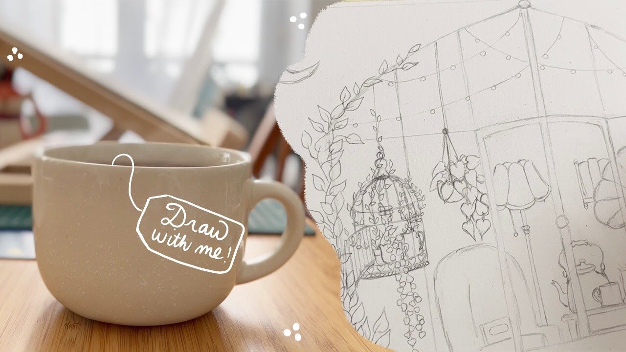 Draw With Me - Illustration de Printemps