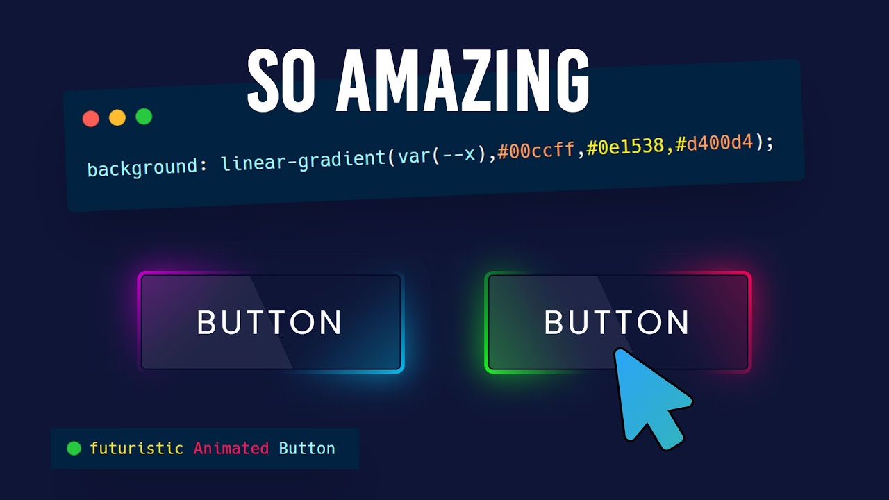 Futuristic CSS Animated Button