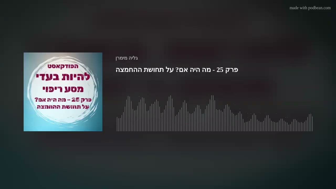 פרק 25 - מה היה אם? על תחושת ההחמצה