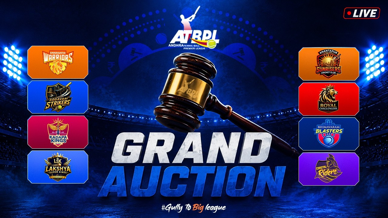 🔴 LIVE | ATBPL Grand Auction 2026 | Andhra Pradesh Tennis Ball Premier League | Vizag