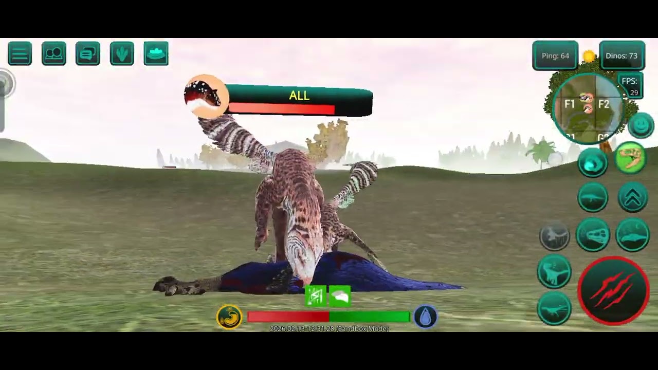 CHANGYURAPTOR GAMEPLAY 🔥🦖(THE CURSED ISLE)#thecursedisle 