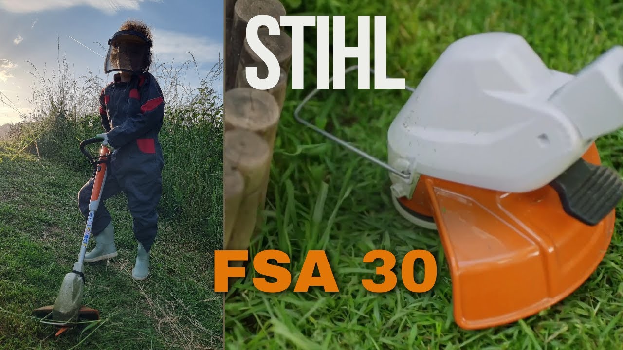 Démonstration du coupe bordures STIHL FSA 30