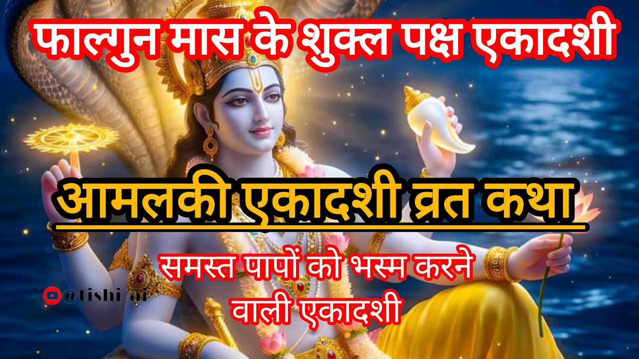 फाल्गुन मास शुक्ल पक्ष एकादशी ~ आमलकी एकादशी व्रत कथा ~Aamluky Ekadasi🙏#ekadashi #vishnu #viralvideo