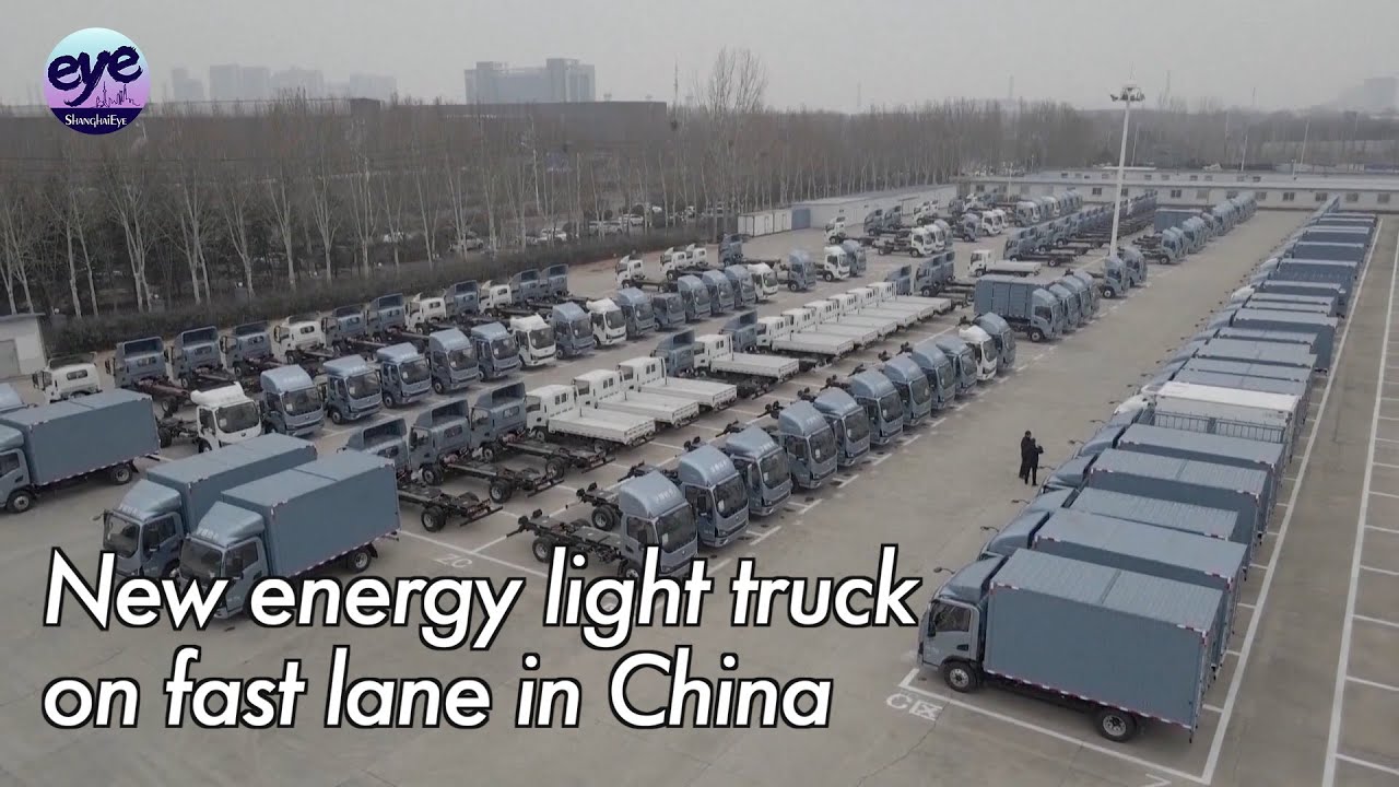 China's new energy light truck sales shifting into high gear