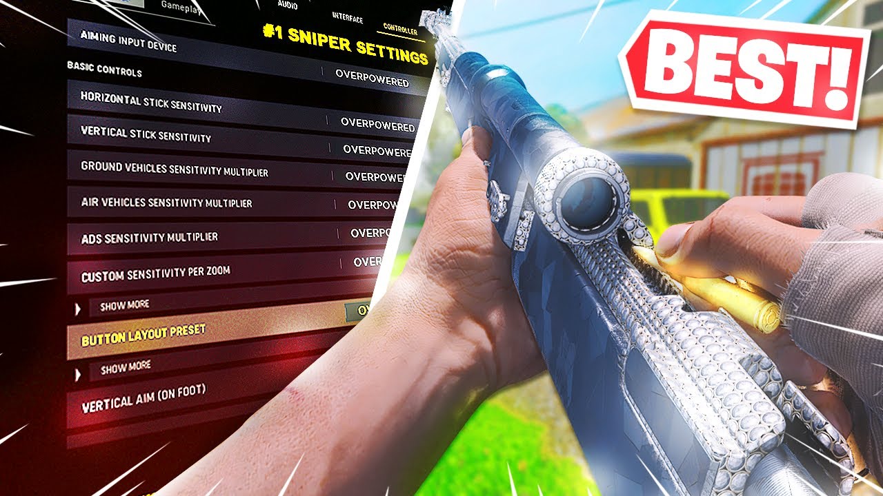 try THESE SETTINGS to SNIPE BETTER On COD VANGUARD! (Best Sens, Deadzone, Graphics, Controls..)
