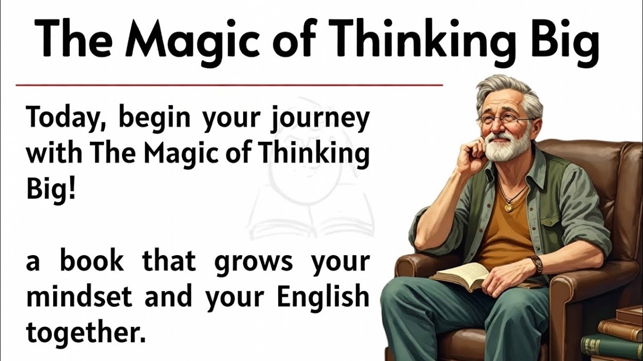 The Magic of Thinking Big Book Summary || Improve Your English Fluency ✅ || Graded Reader ✅ #think 