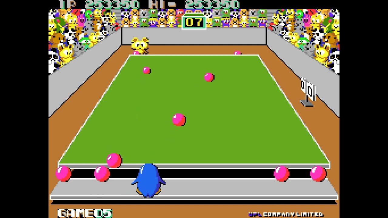 Penguin-kun Wars (Arcade) original video game | 9-game session for 1 Player 🐧🐻🐼