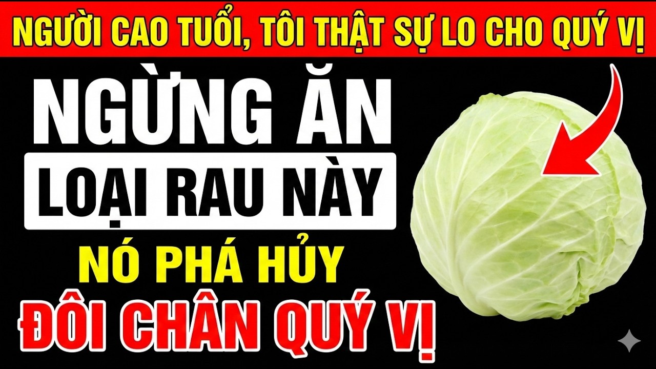 Trên 60 Tuổi: NGỪNG ĂN 7 LOẠI RAU NÀY – Chúng Đang ÂM THẦM LÀM YẾU CHÂN | Sức Khỏe Người Cao Tuổi