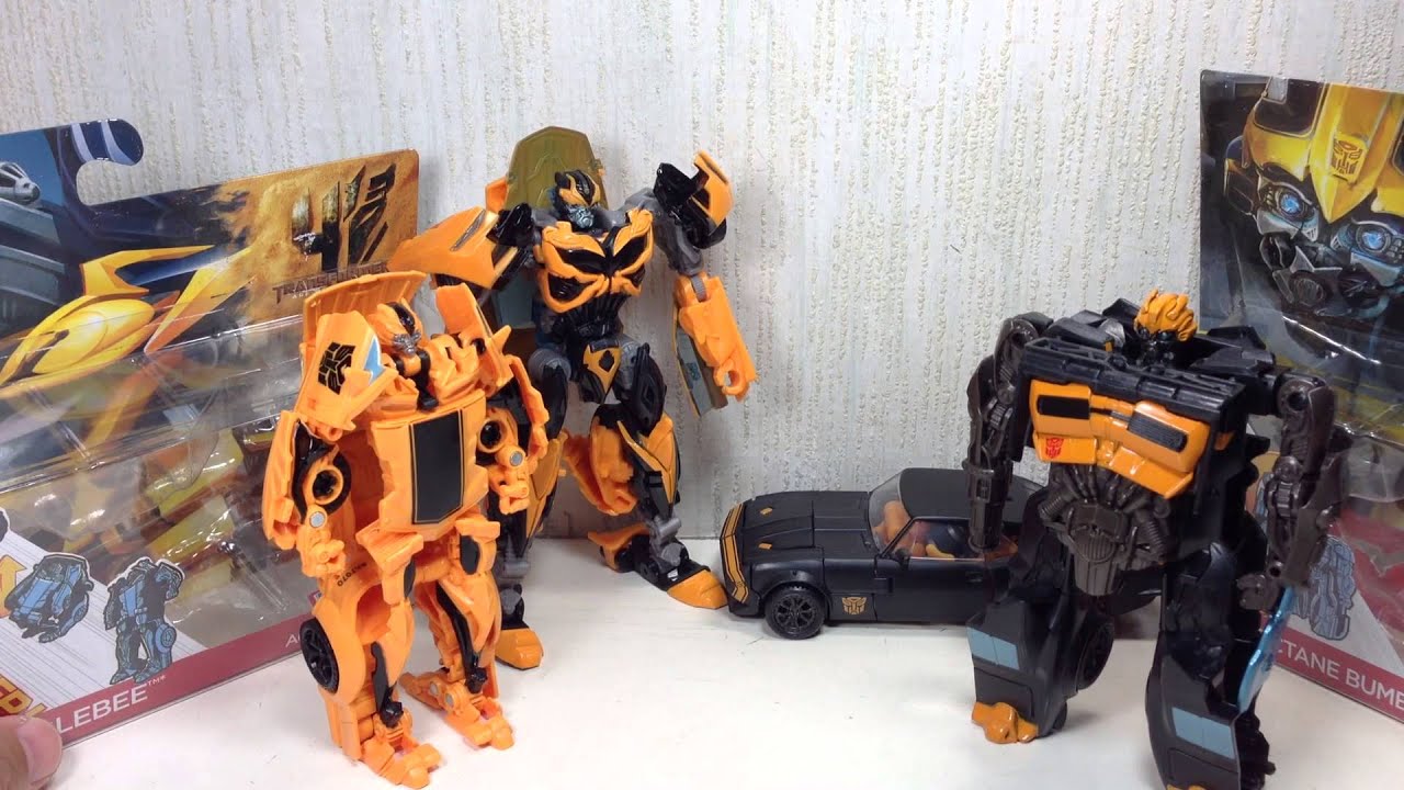 Обзор Transformers 4: 1 Step Bumblebee и High Octane Bumblebee
