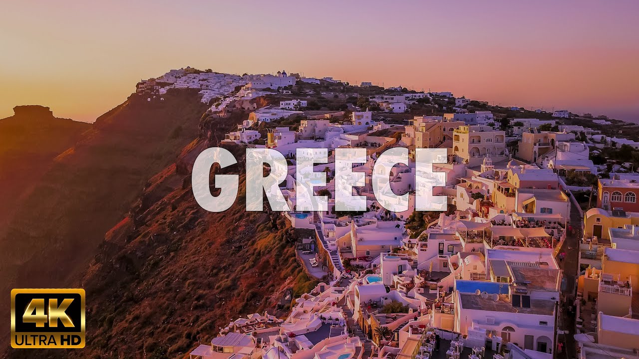 Greece from Above - A Breathtaking Aerial Tour Over Greece in 4K