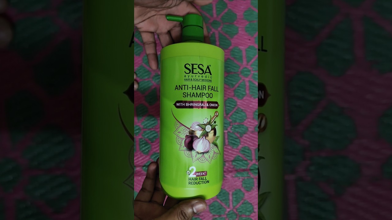 Best anti hair fall Shampoo | SESA Ayurvedic Shampoo | Bhringraj and Onion #docunboxer #sesashampoo