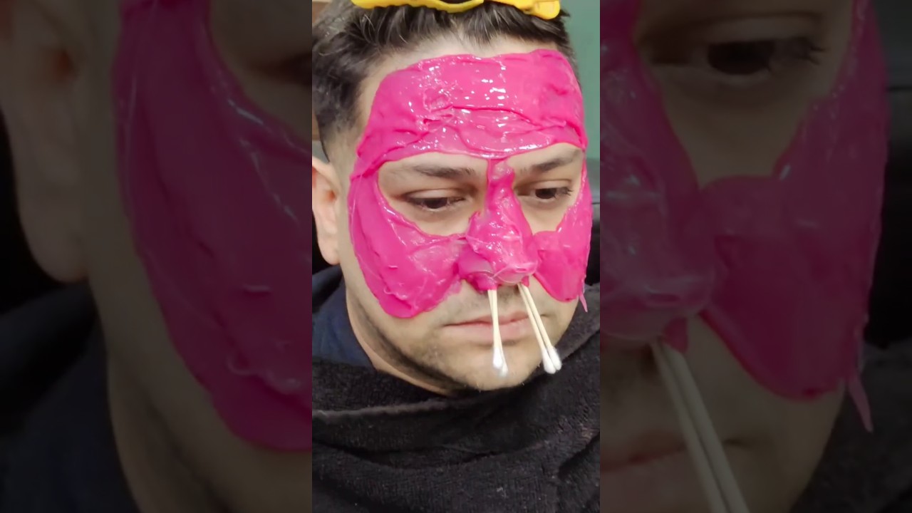 Full face waxing for rica brazilian wax || Face waxing for rica brazilian #shortsfeed #shortfeed