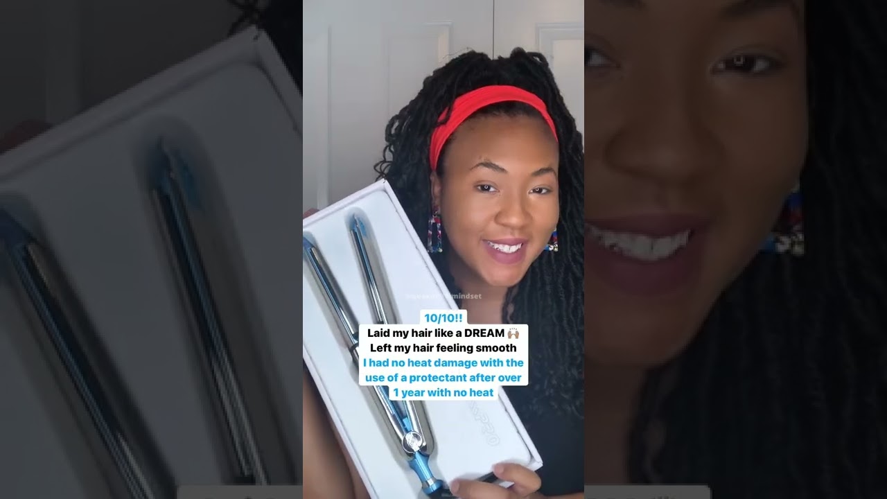 BEST FLAT IRON for NATURAL HAIR 2022 | BABYLISS FLAT IRON AMAZON UNBOXING and REVIEW
