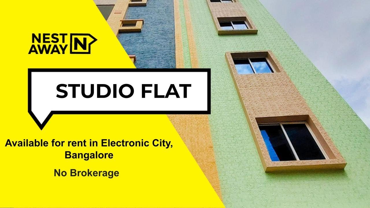 Studio Flat for rent in Bangalore | Electronic City | Bachelors/Family | No Brokerage