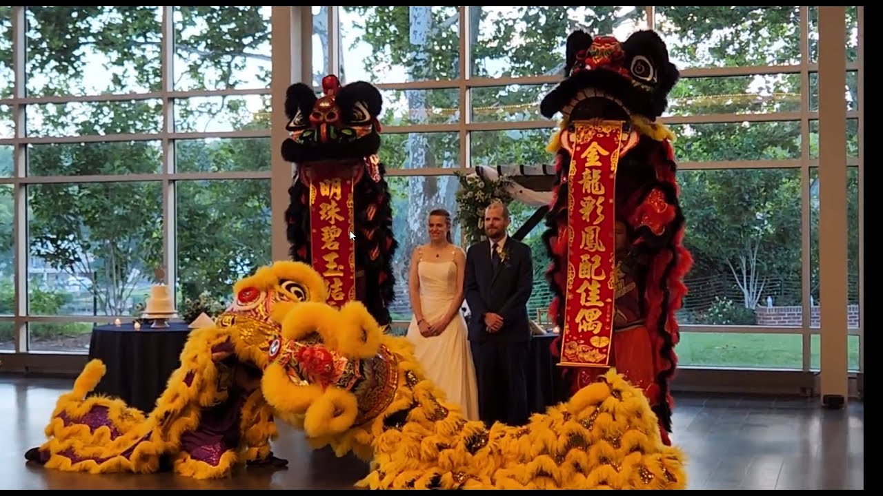Choy Wun Lion Dance Troupe - Mary & Tyler Wedding Performance (7/24/22)