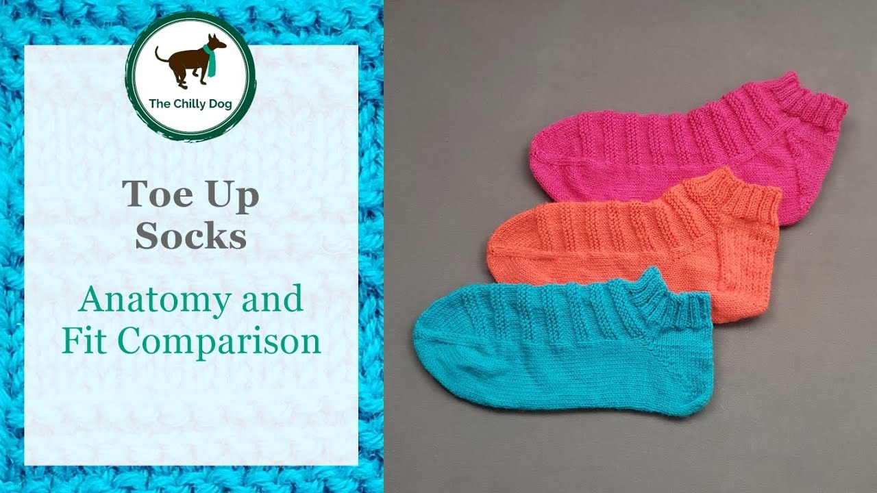 Anatomy and Fit Comparison of 3 Toe Up Sock Heels