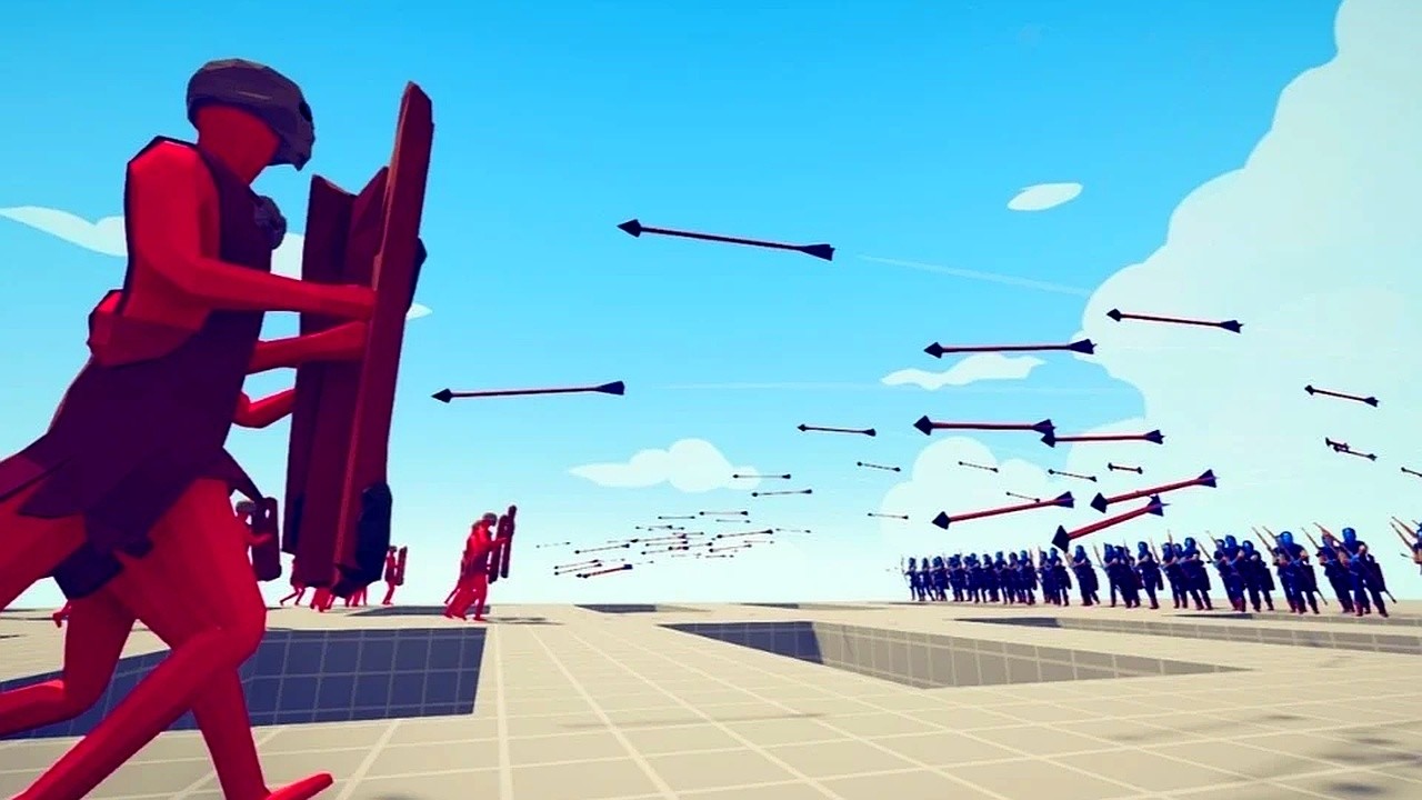 50 Elite Archers vs 200 Shield Soldiers! Epic Battle | Totally Accurate Battle Simulator