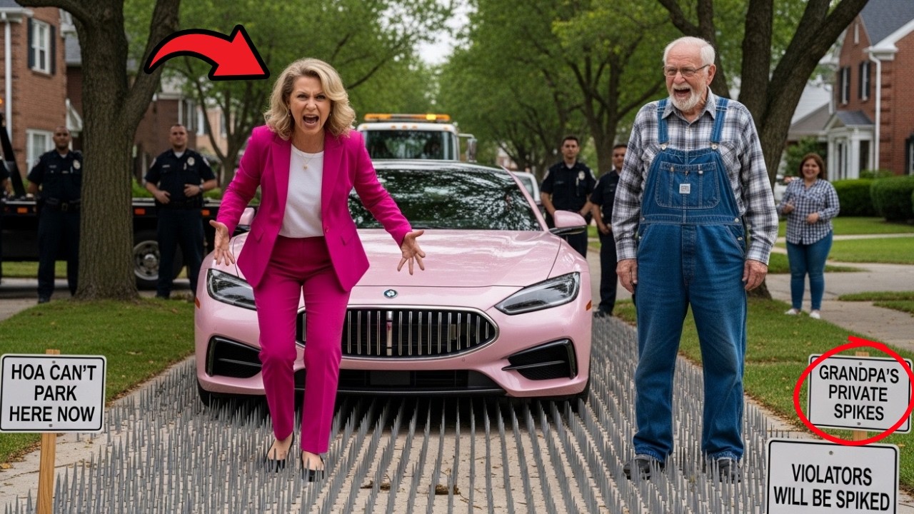 HOA Claimed Grandpa’s Driveway — He Installed Something They Didn’t Expect