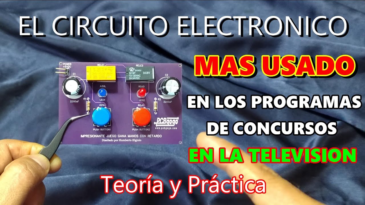 ✅ COMO CONSTRUIR 👀👉 EL CIRCUITO ELECTRONICO MAS USADO EN LOS PROGRAMAS DE CONCURSOS EN LA TELEVISION