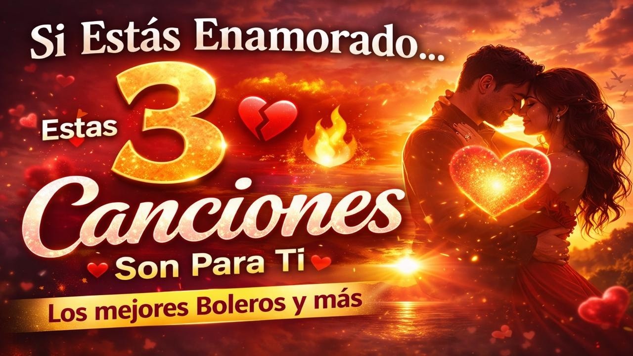 Si Estás Enamorado… Estas 3 Canciones Son Para Ti 💔🔥. Los mejores Boleros y mas.