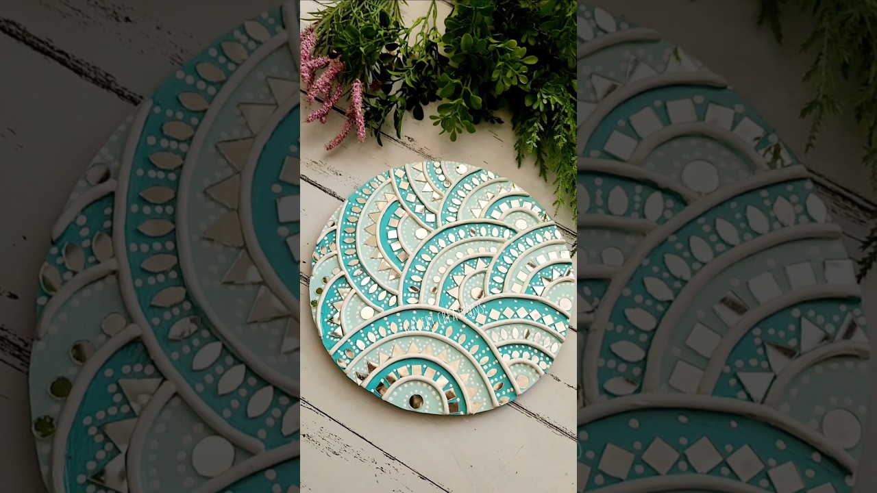 Lippan Art ❤️😍 | Handmade Wall Decor #shorts #art #diy #trending