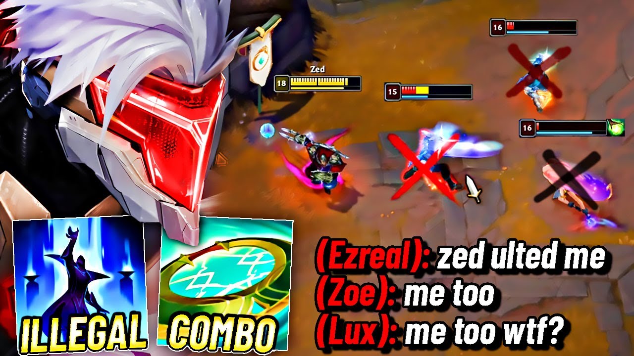 THIS NEW ZED BUILD IS ILLEGAL (LITERALLY SPAMING ULT)