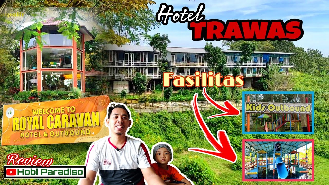 View exotic Royal Caravan hotel and outbound yang memanjakan mata || review terkini