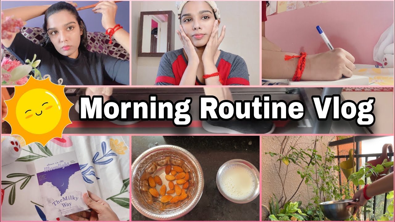 Productive & Relaxing Morning Routine | Skincare, breakfast and makeup , outfit