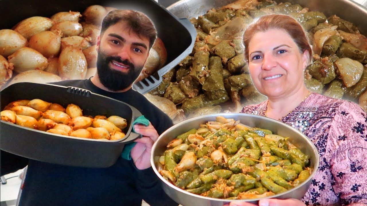 GEFÜLLTE WEINBLÄTTER & ZWIEBELN | Rami.K