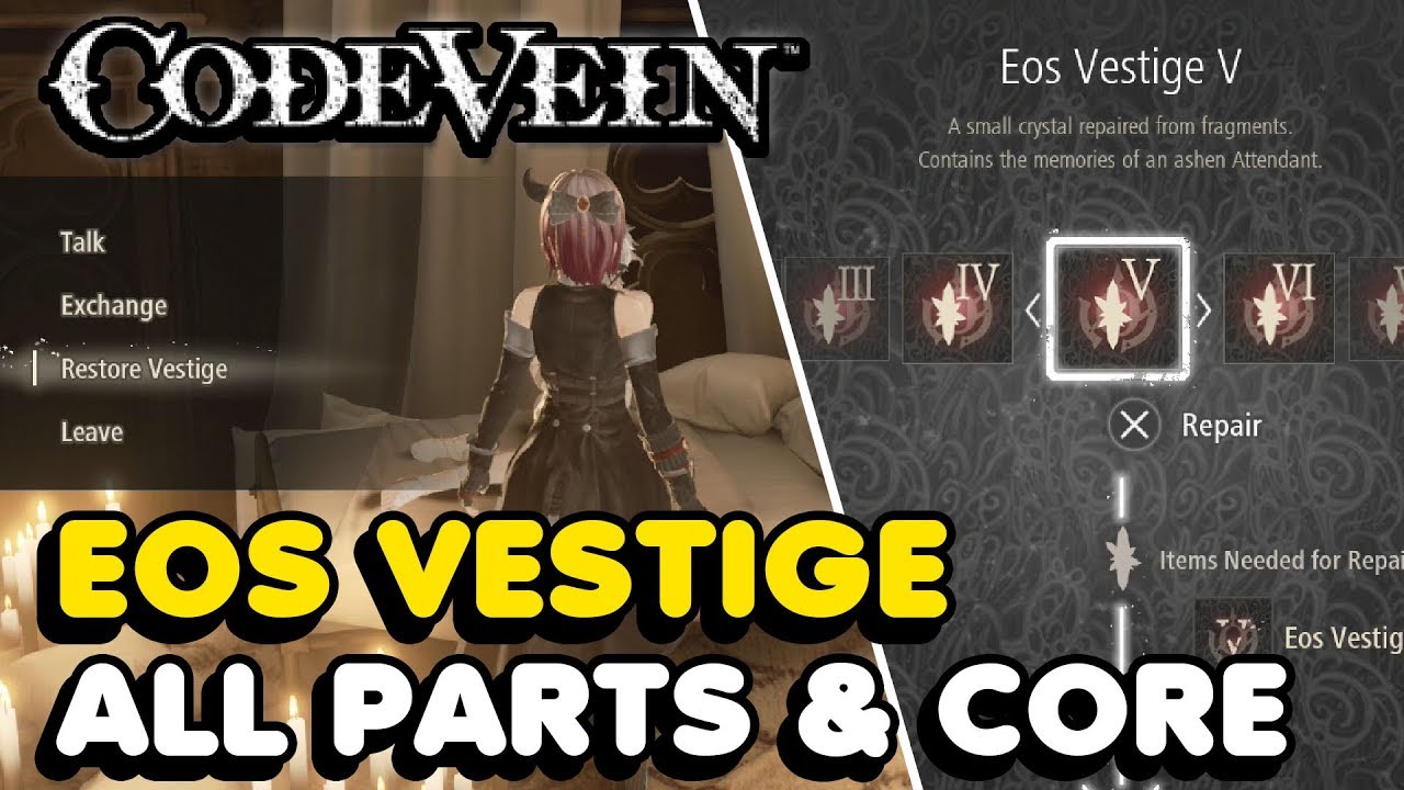Code Vein — все детали и основные местоположения EOS Vestige