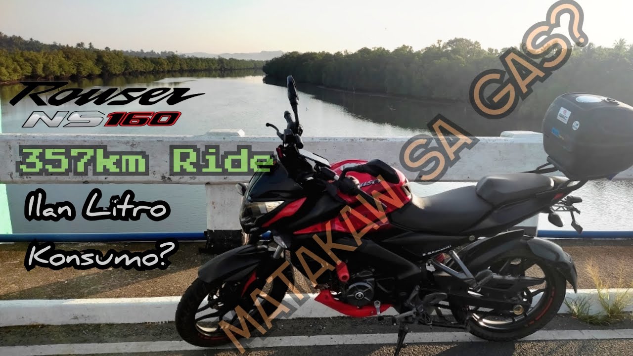 Kawasaki Rouser NS160FI Fuel Consumption Review | Matakaw ba sa Gas? | 357km Ride | Bondoc Peninsula