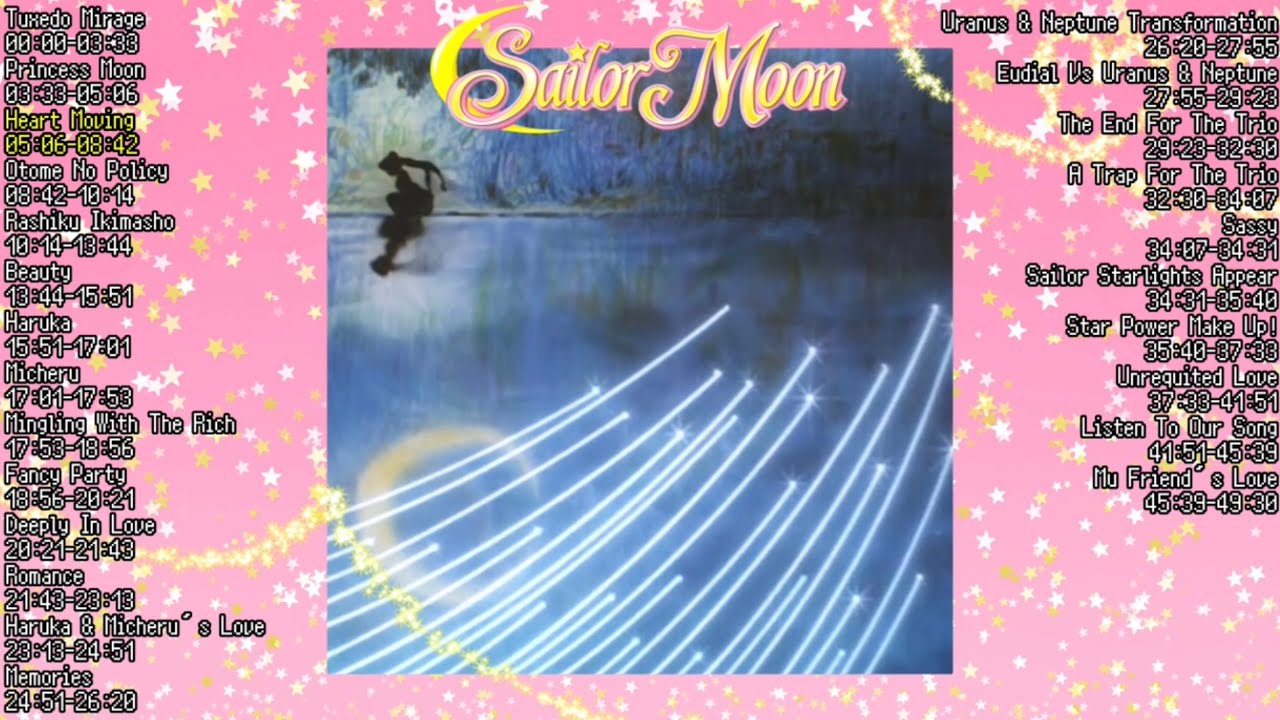 Sailor Moon Playlist || My favorite Sailor Moon songs || reupload