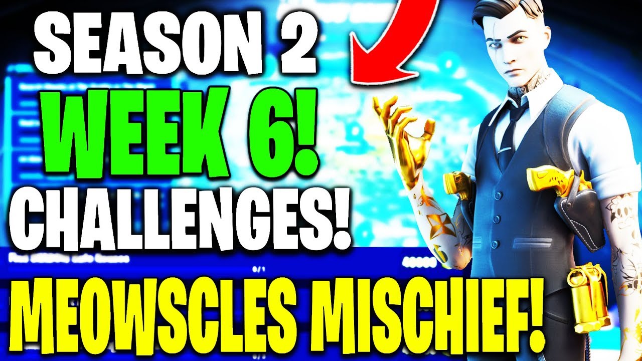 *GUIDE* to Chapter 2 Season 2 Week 6 CHALLENGES - Meowscles' Mischief Challenges!!