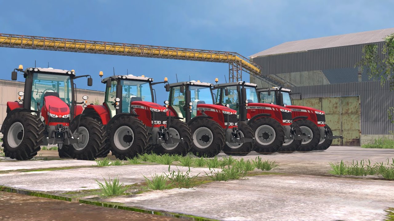 Farming Simulator 15 - Massey Ferguson pack (MF 5712, MF 6613, MF 6616, MF 7718, MF 7726)