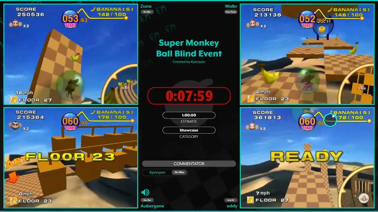 Super Monkey Ball Blind Event by Aubergene, eddy, Walkr and Zona - FM 2025