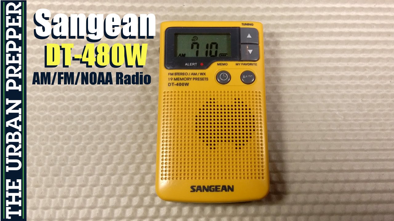Sangean DT-400W Pocket Radio Review by TheUrbanPrepper