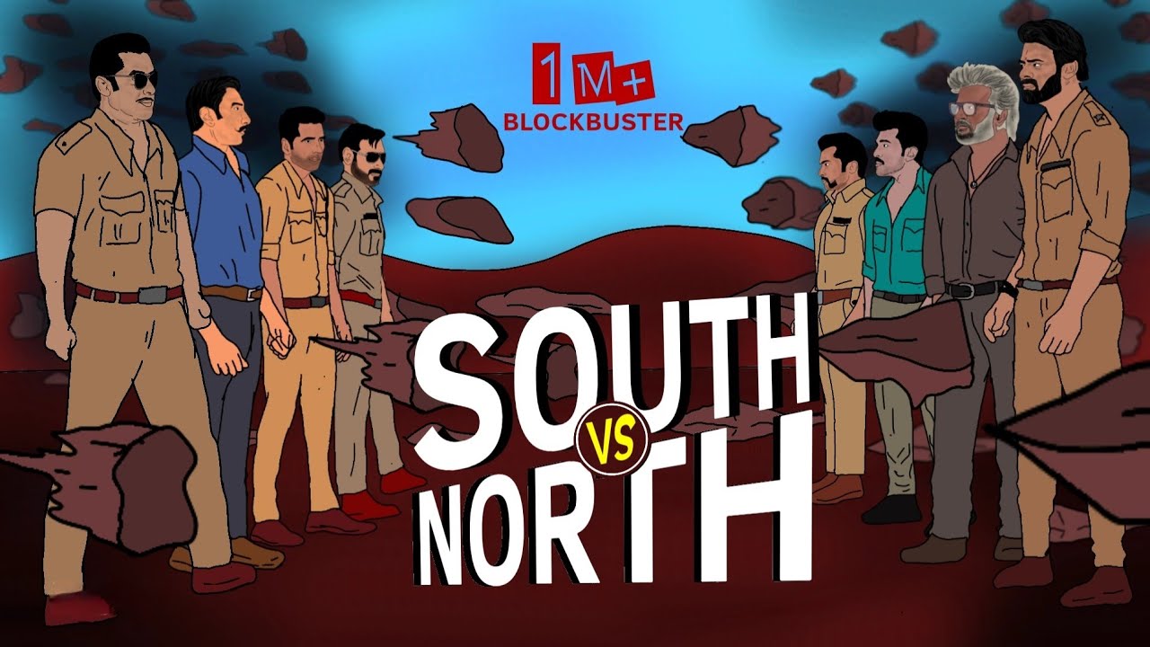 🚨North vs 🤯South epic battle video | Prabhas | Salman Khan | AlluArjun | Ram Charan