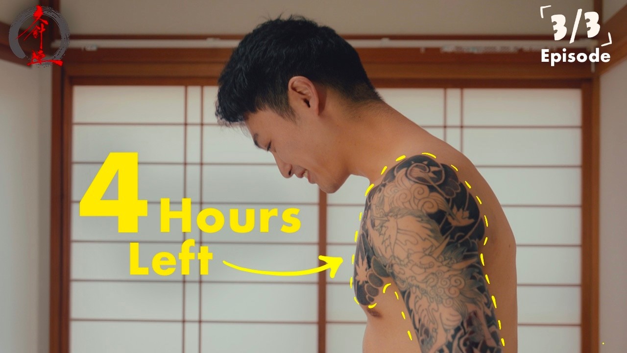 Tattooing a Japanese Wabori Arm Sleeve - Gaku 