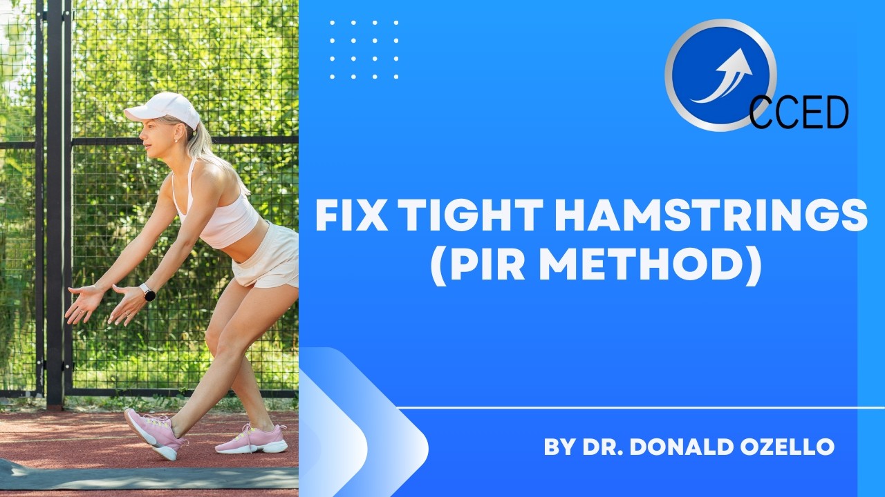Partner Assisted Post-Isometric Relaxation (PIR) Stretch: Hamstrings